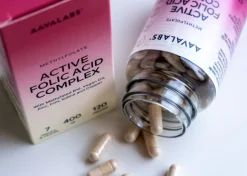 Aavalabs Acido Folico 400 μg | Per gravidanza e maternità | 120 capsule