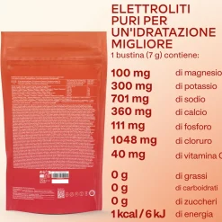Aavalabs Elettroliti Arancia Rossa | Magnesio, Potassio e Vitamina C | Stick Senza Zuccheri