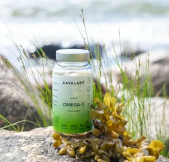 Aavalabs Omega 3 Vegano da Alghe | 750 mg DHA + 300 mg EPA | Forma TG | 90 Capsule