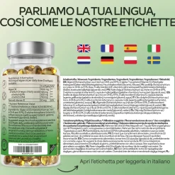 Aavalabs Omega 3 Vegano da Alghe | 750 mg DHA + 300 mg EPA | Forma TG | 90 Capsule