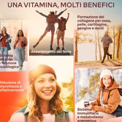 Aavalabs Vitamina C Naturale 1.000 mg da Estratto di Frutta | Assorbimento Potenziato | 100% Vegana