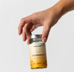 Aavalabs Vitamina D3 5000 UI | Immunità, ossa, muscoli | Scorta lunga