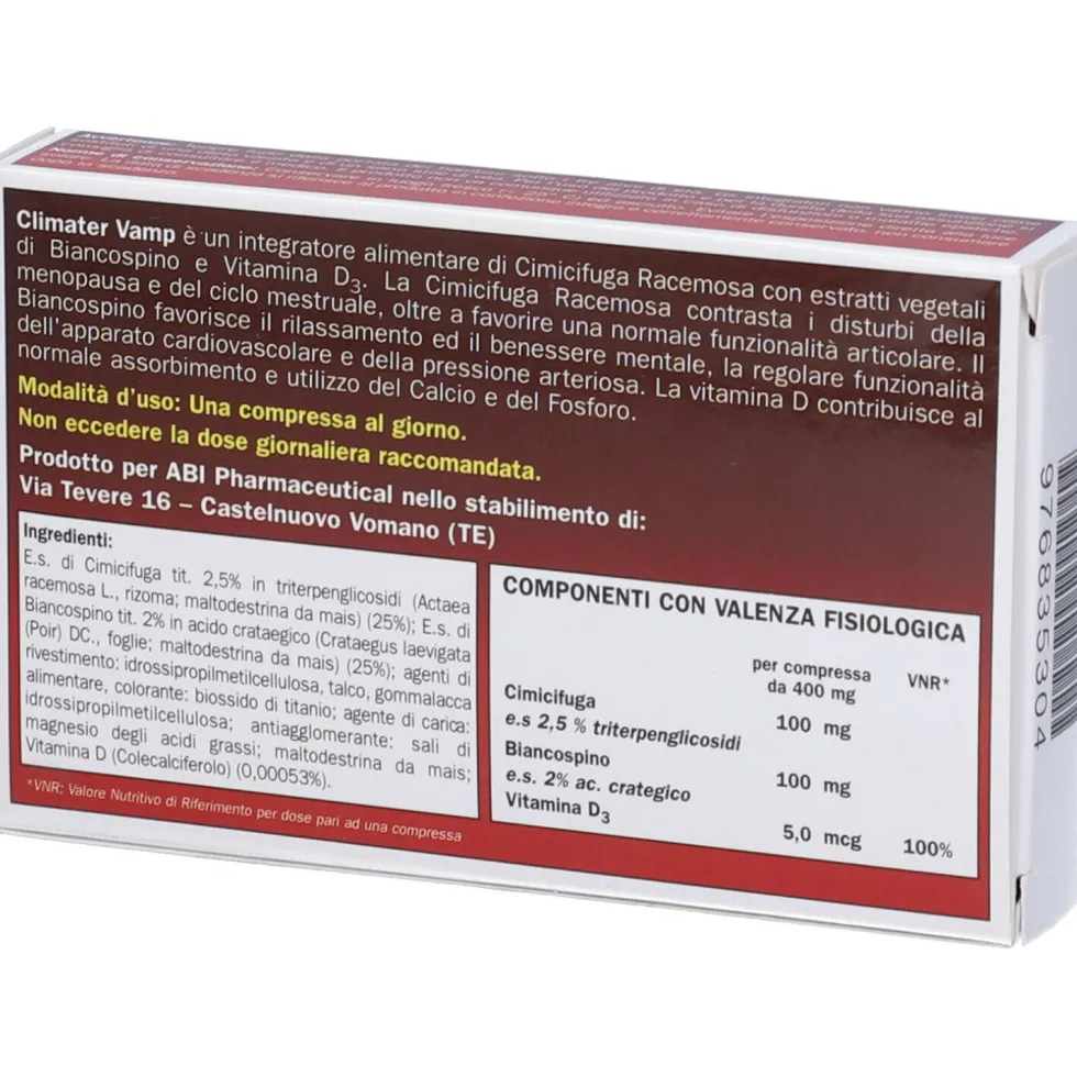 Abi Pharmaceutical Climater Vamp Compresse