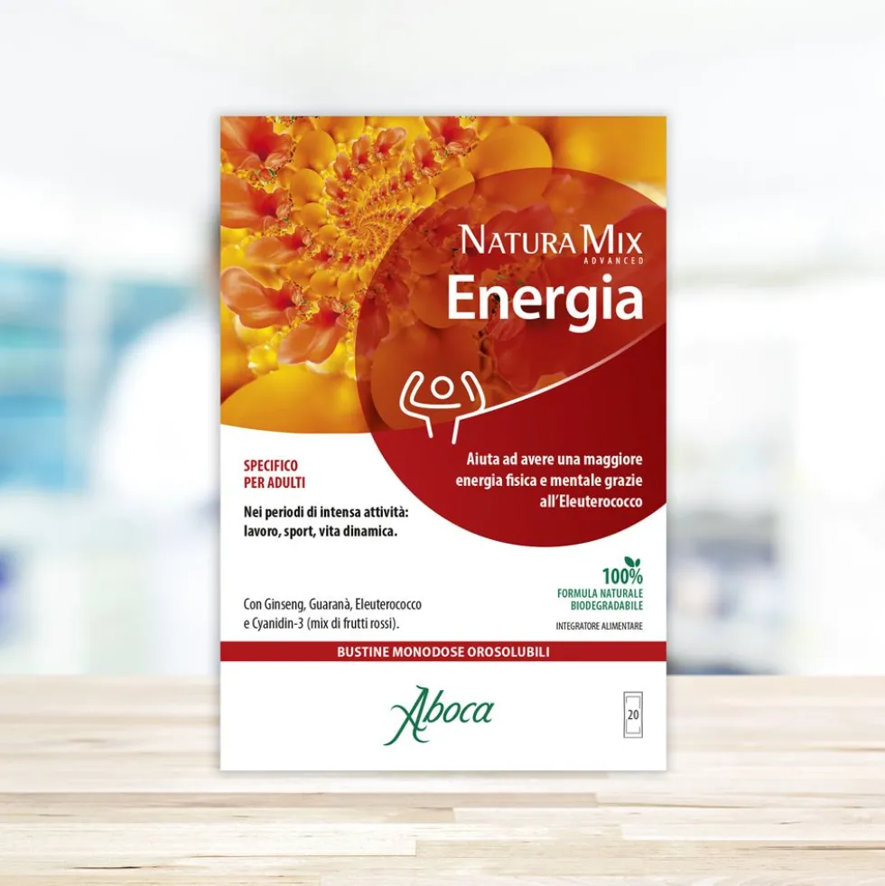 Aboca Natura Mix Advanced Energia Bustine Orosolubili
