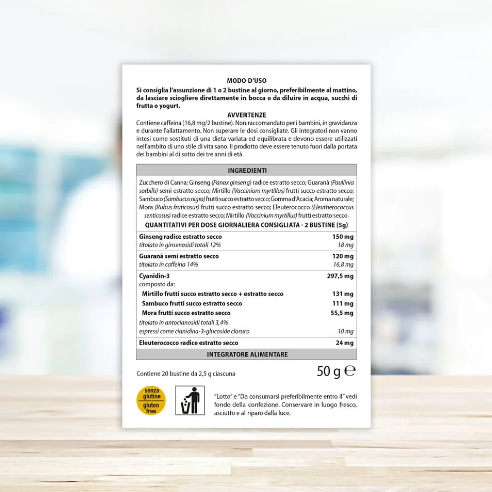 Aboca Natura Mix Advanced Energia Bustine Orosolubili