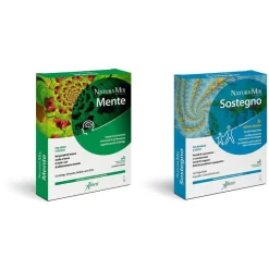 Aboca Natura Mix Advanced Sostegno Concentrato Fluido Nuova Formula + Aboca Natura Mix Advanced Mente Concentrato Fluido Flaconcini
