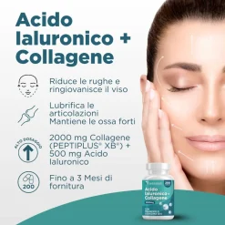 Acido Ialuronico + Collagene WESALYS® - Integratore alimentare per Articolazioni e Pelle