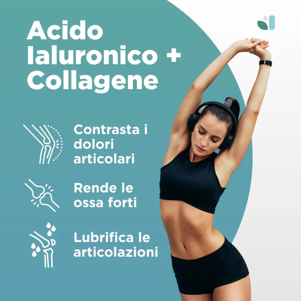 Acido Ialuronico + Collagene WESALYS® - Integratore alimentare per Articolazioni e Pelle