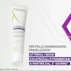 A-Derma Epitheliale Ultra Repair Crema Ristrutturante Anti-Segni con Acido Ialuronico 40ml