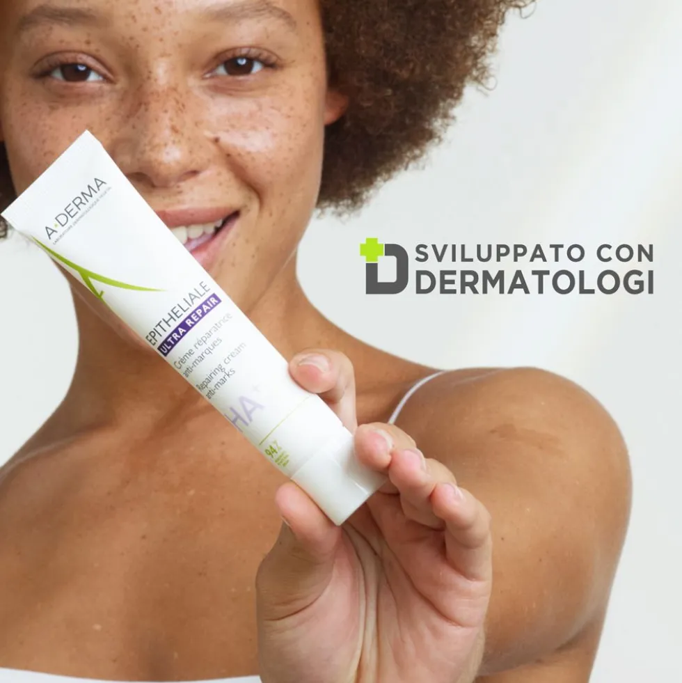 A-Derma Epitheliale Ultra Repair Crema Ristrutturante Anti-Segni con Acido Ialuronico 100ml