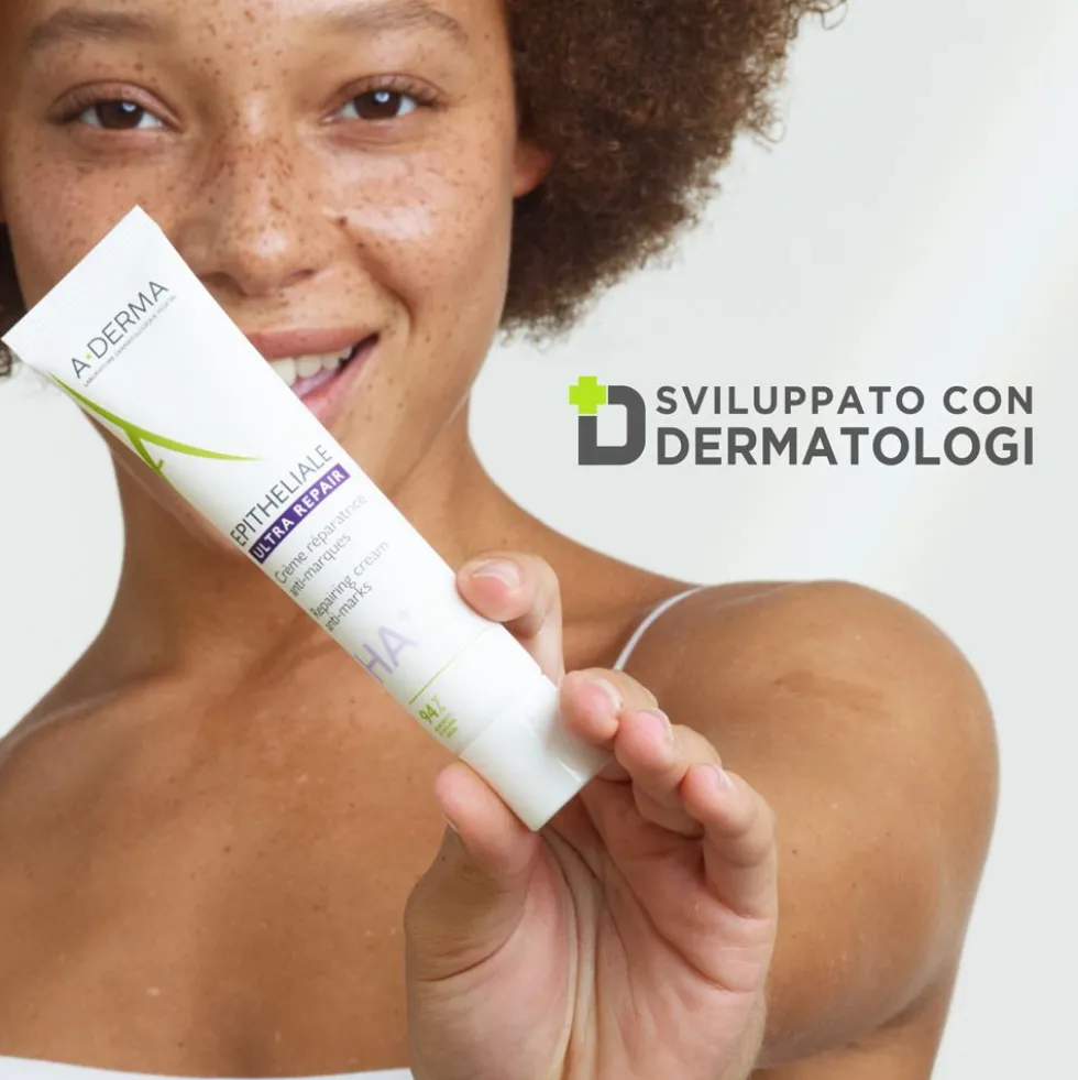 A-Derma Epitheliale Ultra Repair Crema Ristrutturante Anti-Segni con Acido Ialuronico 100ml