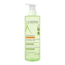 A-Derma Exomega Control Gel Detergente Emollinete 2 in 1 500ml - Pelle secca a tendenza atopica, prurito