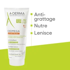 A-Derma Exomega Control Latte Emolliente “Anti-grattage” 200ml - Pelle secca a tendenza atopica, prurito