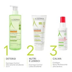 A-Derma Exomega Control Latte Emolliente “Anti-grattage” 200ml - Pelle secca a tendenza atopica, prurito