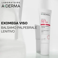 A-DERMA EXOMEGA VISO Balsamo emolliente per le palpebre, pelle a tendenza atopica