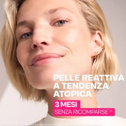A-DERMA EXOMEGA VISO Gel-Crema Lenitiva, Pelle Reattiva e Atopica