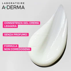 A-DERMA EXOMEGA VISO Gel-Crema Lenitiva, Pelle Reattiva e Atopica