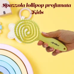 Afroricci Spazzola Kids lollipop profumata - Definizione e districante ricci