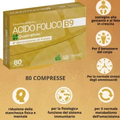 agocap - Acido Folico di 4 generazione Quatrefolic 80 compresse