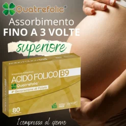 agocap - Acido Folico di 4 generazione Quatrefolic 80 compresse