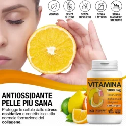 agocap - Integratore a base di Vitamina C con Bioflavonoidi da Agrumi e Rosa Canina
