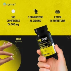 agocap - Integratore alimentare ZMA a base di Zinco, Magnesio e Vitamina B6 - Recupero sportivo