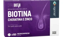 agocap - Integratore per capelli con Biotina, Cheratina e Zinco Cherabiotin 5 mesi di trattamento