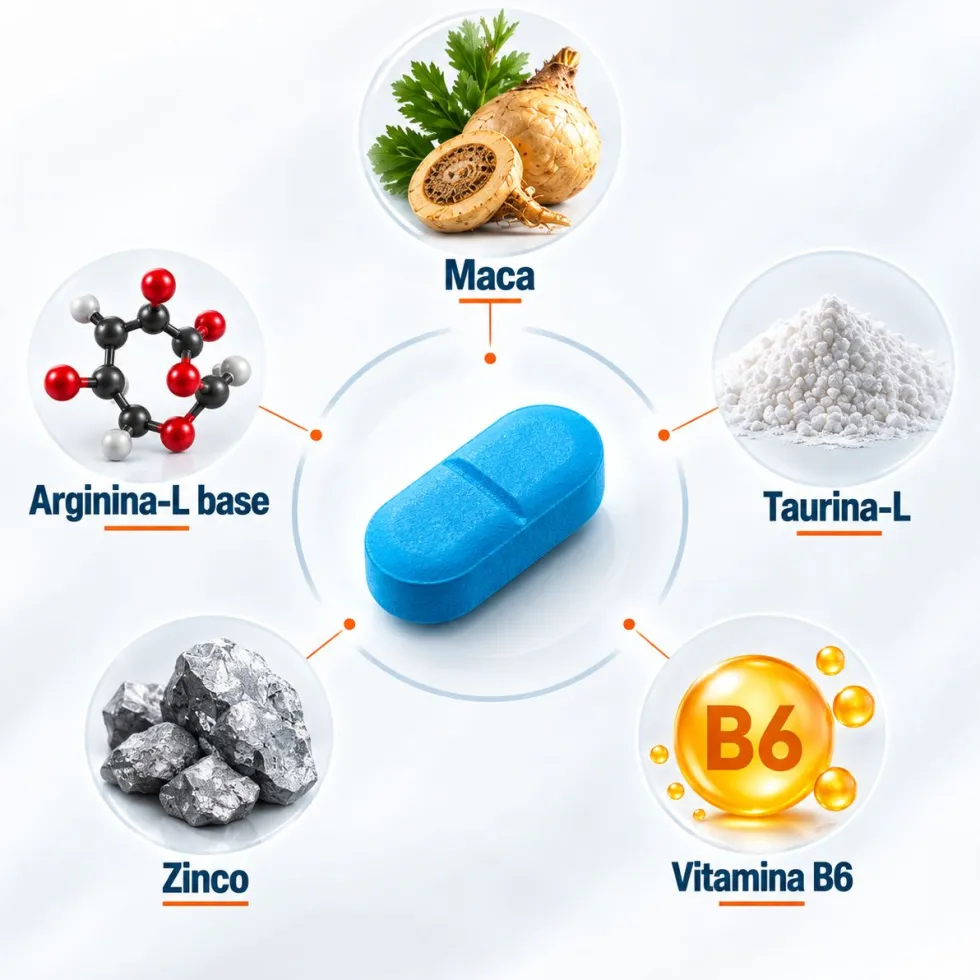 AGOCAP MENACT Integratore Uomo con Maca, Arginina, Taurina, Zinco e Vitamina B6