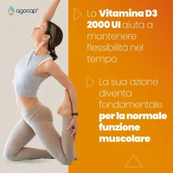 agocap - Vitamina D3-K2 per il Benessere di Ossa e Sistema Immunitario