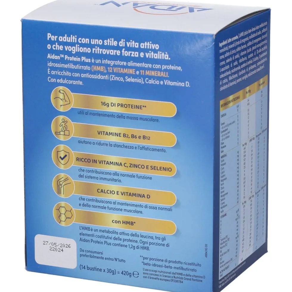 Aidan Protein Plus Vaniglia 14 Bustine