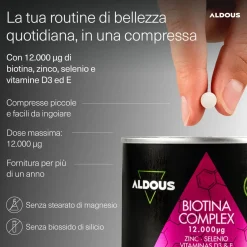 Aldous - Biotina - Capelli, Pelle e Unghie