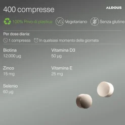Aldous - Biotina - Capelli, Pelle e Unghie