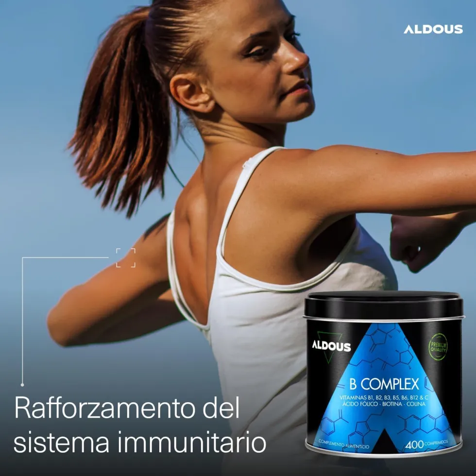 Aldous Compresse di Complesso di Vitamine B con Vitamina C