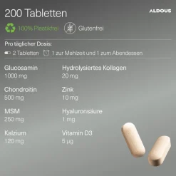 Aldous Compresse di Glucosamina e Condroitina