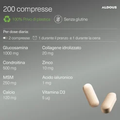 Aldous Compresse di Glucosamina e Condroitina