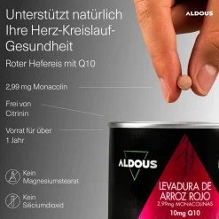 Aldous Compresse di Riso Rosso Fermentato con Q10