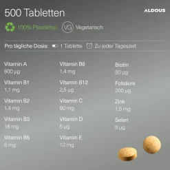 Aldous Compresse Multivitaminiche