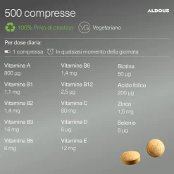 Aldous Compresse Multivitaminiche