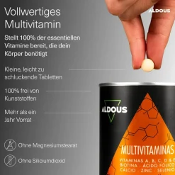 Aldous Compresse Multivitaminiche