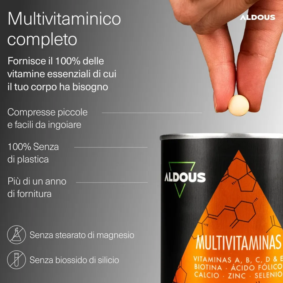 Aldous Compresse Multivitaminiche