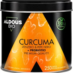 Aldous - Curcuma con Probiotici -Antinfiammatorio Naturale