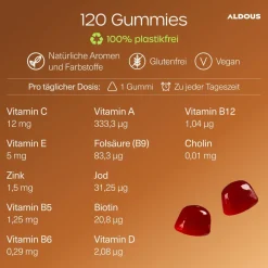Aldous Gummies Multivitaminiche per Bambini