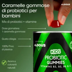 Aldous Gummies Probiotici per Bambini