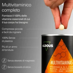 Aldous - Multivitaminico - Difese Immunitarie, Stanchezza