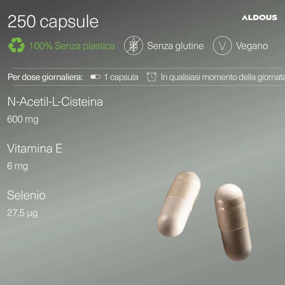 Aldous - NAC N- Antiossidanti e glutatione