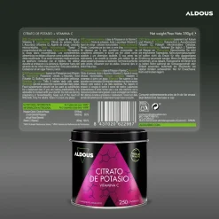 Aldous - Potassio Citrato - Muscoli, Stanchezza