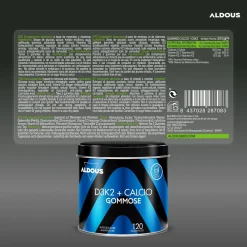 Aldous - Vitamina D3 e K2- Muscoli, Ossa