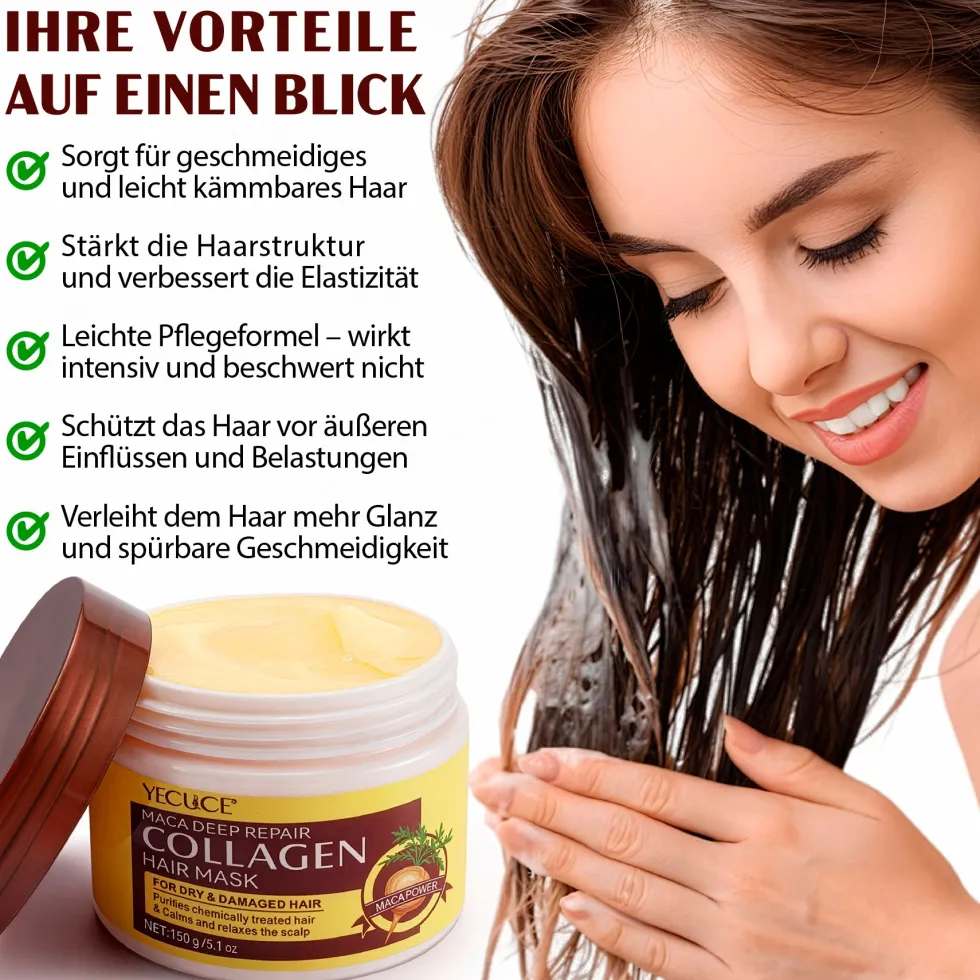 ALIVERMaschera per capelli MACA DEEP REPAIR Collagene
