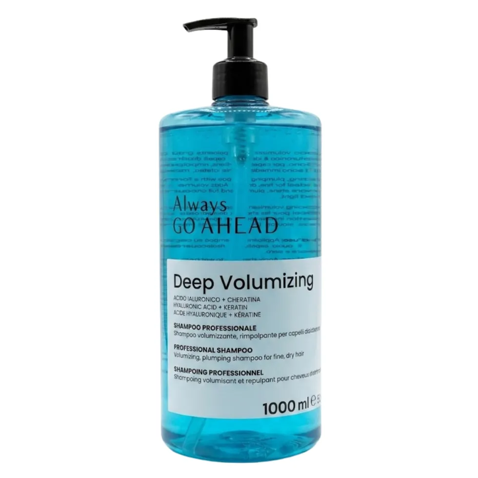 ALWAYS GO AHEAD Deep Volumizing Shampoo Professionale Capelli Fini e Disidratati