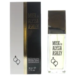Alyssa Ashley Musk Eau de Toilette Spray 50ml - Fragranza elegante per donne